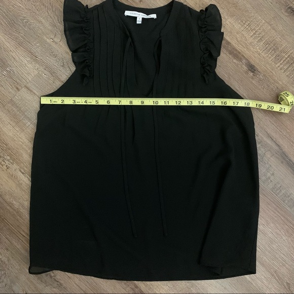 Flutter Sleeveless Top in Black, Size Small - Picture 9 of 10